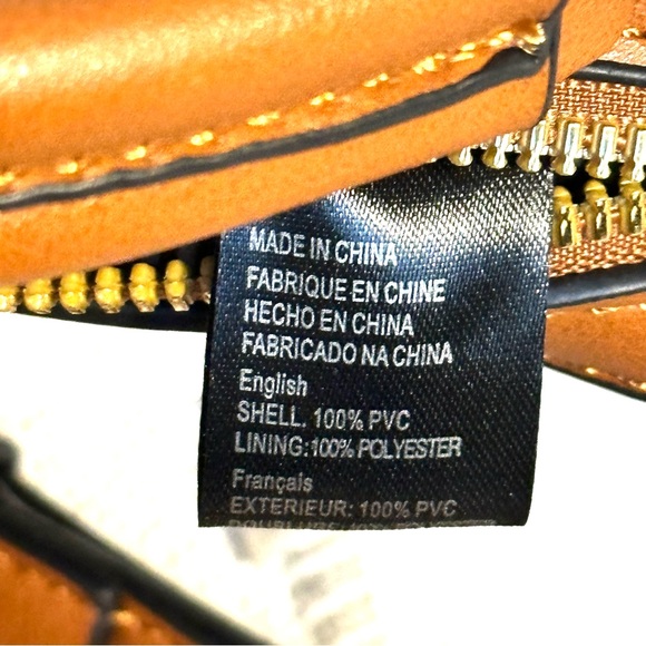 Brown Geometric Patterned Small Crossbody Bag - Picture 10 of 10